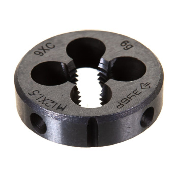 Плашка М12x1.5мм сталь 9ХС (4-28022-12-1.5) ЗУБР *1/60 Плашка М12x1.5мм сталь 9ХС (4-28022-12-1.5) ЗУБР *1/60