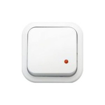 Выключатель "Валентина" ОП 1кл. белый с индикатором А16-054 *10/60