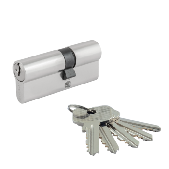 Механизм врезной 90(55/35) хром ключ/ключ ECO Нора-М *1/10/80