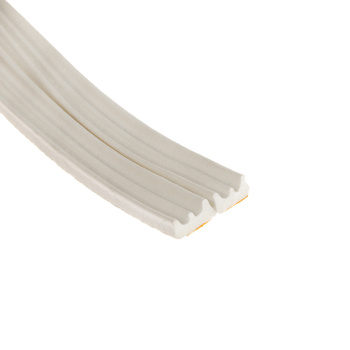 Уплотнитель TYTAN, 9х4 мм, для окон и дверей, профиль E, белый