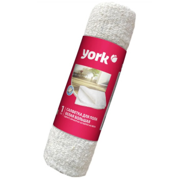 Салфетка д/уборки д/пола Х/Б 60х80см Белая 022230 "York" *1/30 Салфетка д/уборки д/пола Х/Б 60х80см Белая 022230 "York" *1/30