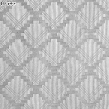 Клеёнка на тканевой основе с тиснением "Шелковый текстиль" 0/583 белая  шир.1,35м  *20  (Тверь)