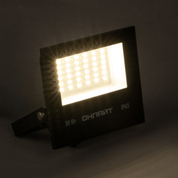 Прожектор светодиодный 30Вт 4,0K IP65 холодный Онлайт OFL-30-4K-BL-IP65-LED 71657 *1/50