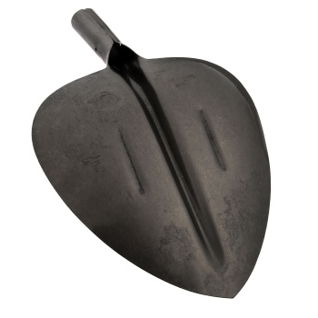 Лопата совковая из рельс стали, 328*353 щебеночная без черенка  МИ  *1/12