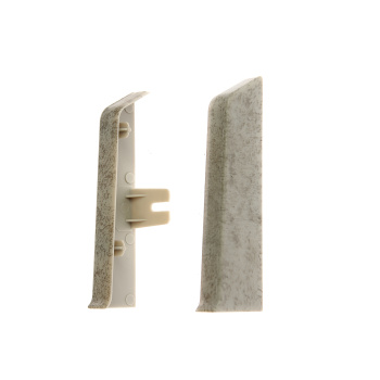 Заглушка левая и правая Winart, 80 мм, 339 мрамор светлый, 2 шт.