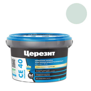 Затирка для швов Церезит CE 40, 2 кг, мята