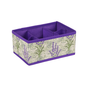Органайзер д/хранения нетканый материал "Лаванда" 210x140x100мм, 5секций х 2ШТ Д70702.017 *1/60