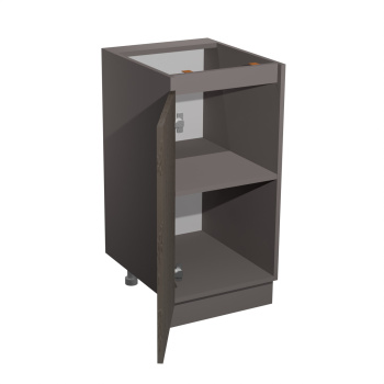 Шкаф напольный 400х850х600 мм BROZEX-WOOD Эрика, с дверцей, грейдж / ясень грей софт