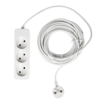 Удлинитель 3 розетки 10м б/з ПВС 2*0,75мм2 10А мощ.нагр 2500Вт10-103 Фотон 21205 *1/10