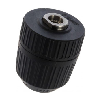 Патрон для дрели 10мм БЗП резьба 3/8" корпус пластик (2907-10-3/8) ЗУБР  *1/36 Патрон для дрели 10мм БЗП резьба 3/8" корпус пластик (2907-10-3/8) ЗУБР  *1/36