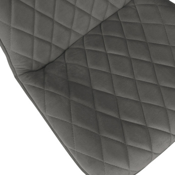 Стул OSCAR велюр 510x570xh850 L002 серо-бежевый+опора черный муар ТриЯ*1