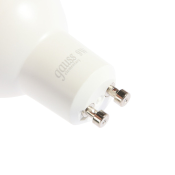 Лампа светодиодная Gauss Elementary, GU10, 9 Вт, 640 Лм, 3000 К, теплый белый