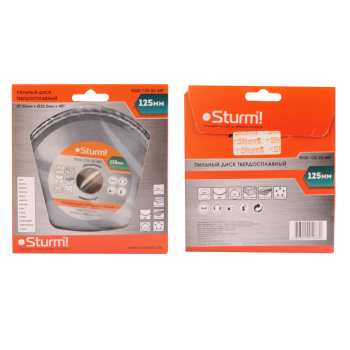Диск пильный 125*22,2мм 48 зубьев по дереву (9020-125-22-48Т) Sturm *1/25/100 Диск пильный 125*22,2мм 48 зубьев по дереву (9020-125-22-48Т) Sturm *1/25/100