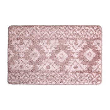 Коврик д/ванной Bombini "Classic" (50см х 80см) Пыльная роза CLT 201807 *1/40