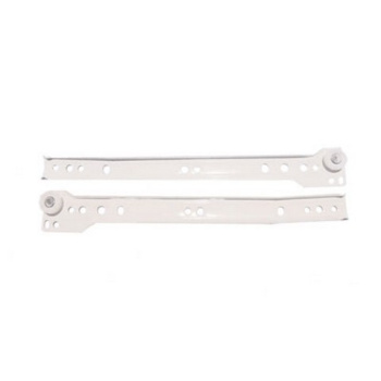 Направляющие роликовые СОЛЛЕР 450/0,8мм белые (комплект 4 шт) *1/25