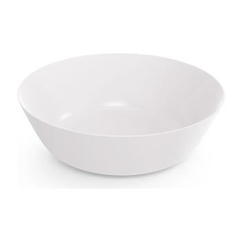 Тарелка пластм. глубокая д.170мм "Натура" Белый арт.С946БЕЛ ("Мартика")  *1/35