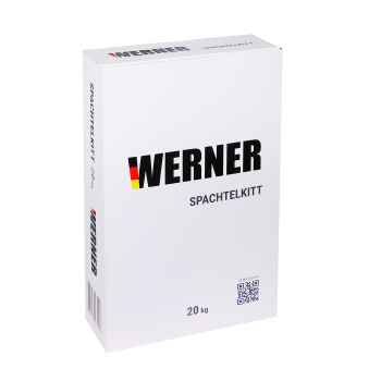 Шпаклевка полимерная WERNER Spachtelkitt, финишная, 20 кг, белый Шпаклевка полимерная WERNER Spachtelkitt, финишная, 20 кг, белый