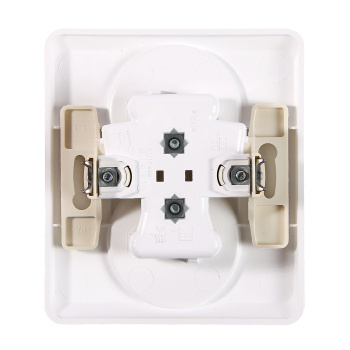 Розетка "Этюд" СП 2-мест. белая РС16-005 *10/20/120