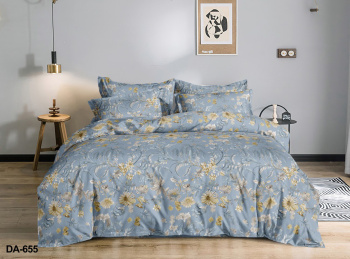 Постельное белье 2сп бамбук Орхидея DA-655, наволочки 70*70см - 2шт *1