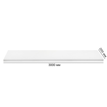 Подоконник ПВХ, 200х3000 мм, белый Подоконник ПВХ, 200х3000 мм, белый