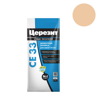 Затирка для швов 2 кг Церезит CE 33, крокус