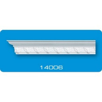 Плинтус потолочный ЛАГОМ 14006 1,3м (подходит для натяжного потолка) *50