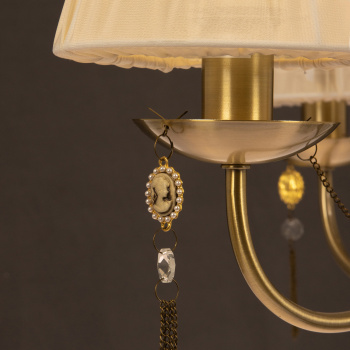 Светильник подвесной IL0023-3PSQ-24 AB CASTOR 40Вт Е14 S=18м2  *1