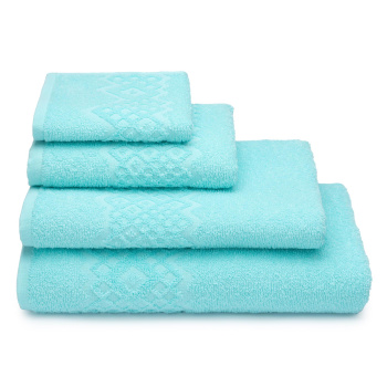 Полотенце махровое 30*70см Flashlights цв.13-5313 ментол 295гр/м2 ПТ-2701-05577 *10/80