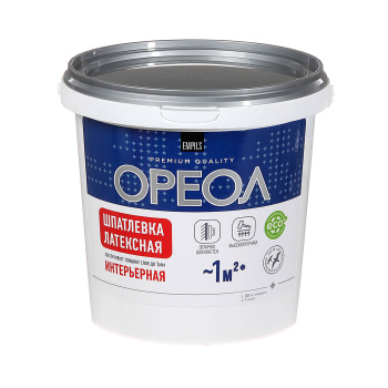 Шпатлевка латексная интерьерная 1.5 кг Ореол